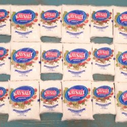 Kaysalt Premium packs on shelves.