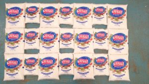 Kaysalt Premium packs on shelves.