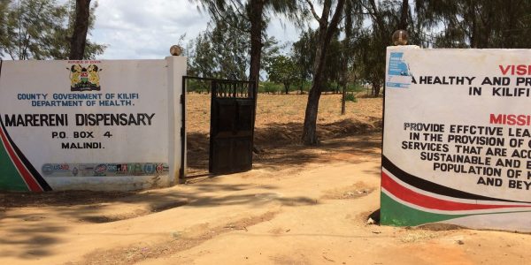 Marareni Maternity Ward and Dispensary Entrance.